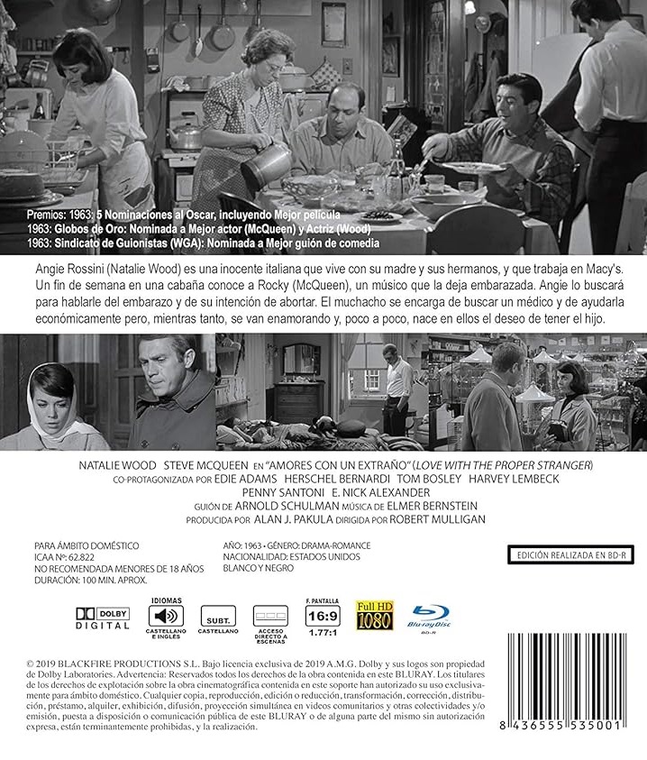 Love With the Proper Stranger (ej svensk text) (Blu-ray) - 2