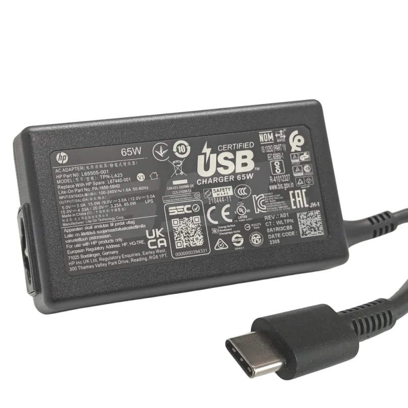 13st Original HP USB-C Laddare Begagnade A-Klass