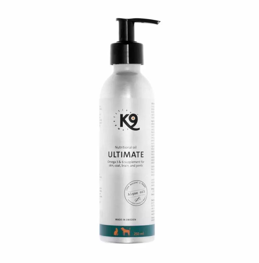 K9 Ultimate Nutritional Oil Kosttilskudd for hund og katt - 250 ml