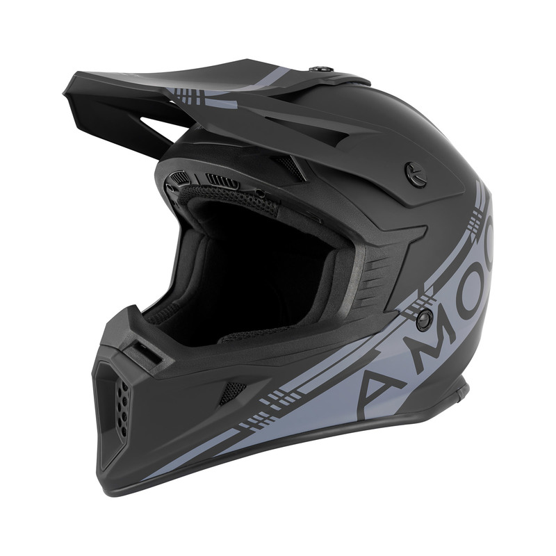 AMOQ Meteor V2 Helmet - Black / Grey