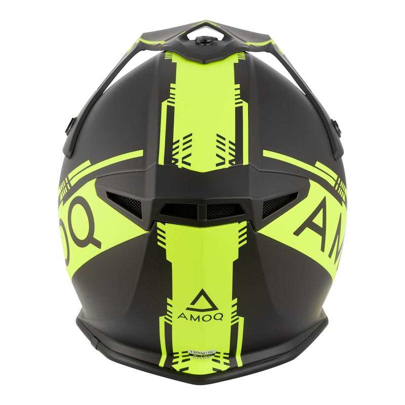 AMOQ Meteor V2 Helmet - Black / Hi Vis - 3