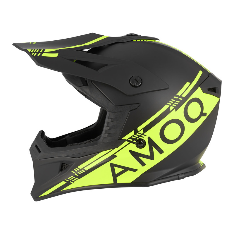 AMOQ Meteor V2 Helmet - Black / Hi Vis - 2