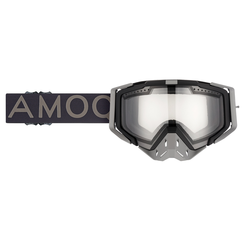AMOQ Aster Vent+ Goggles - Black / Grey - Clear