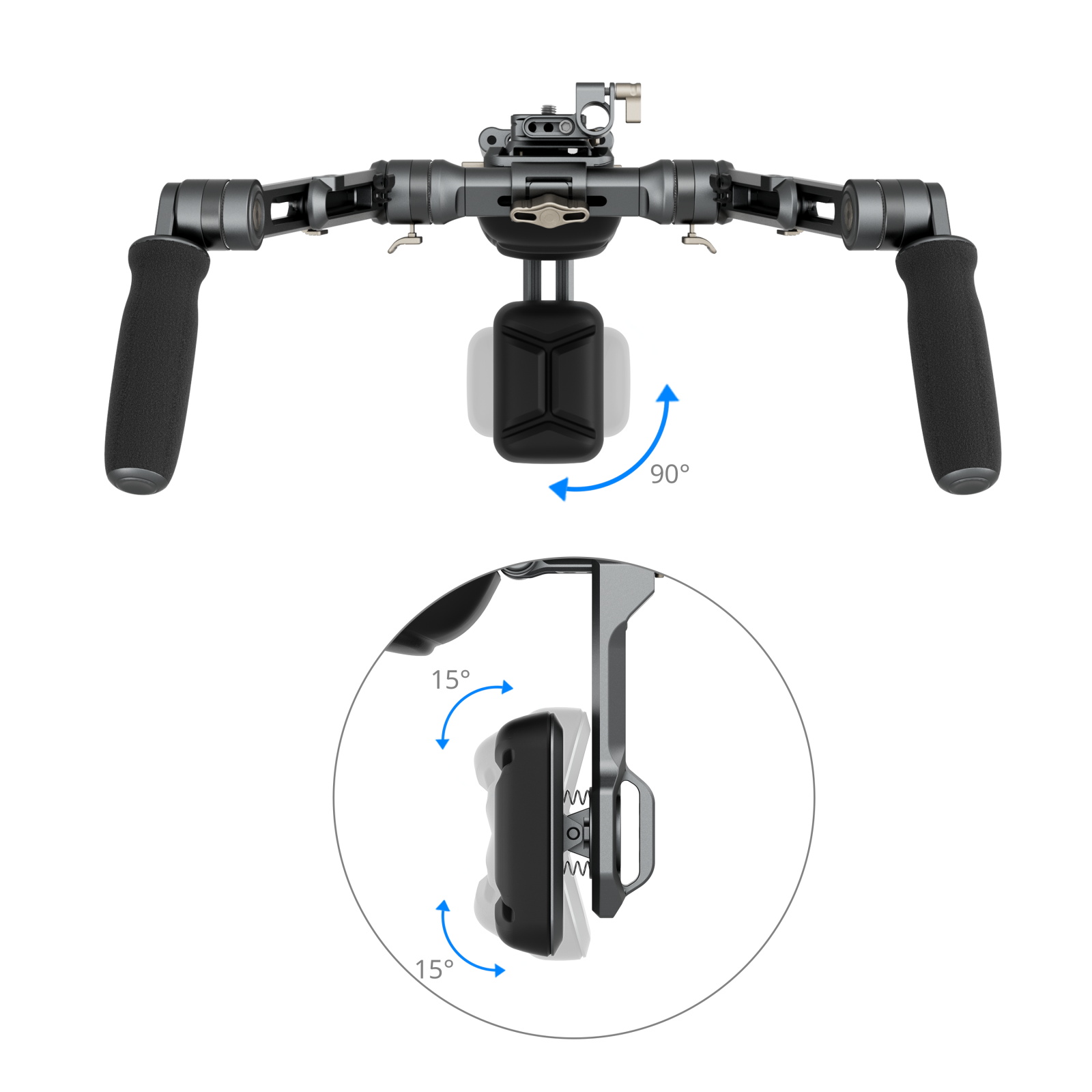 Smallrig 4181 HawkLock Shoulder Rig Pro SR007 - 4