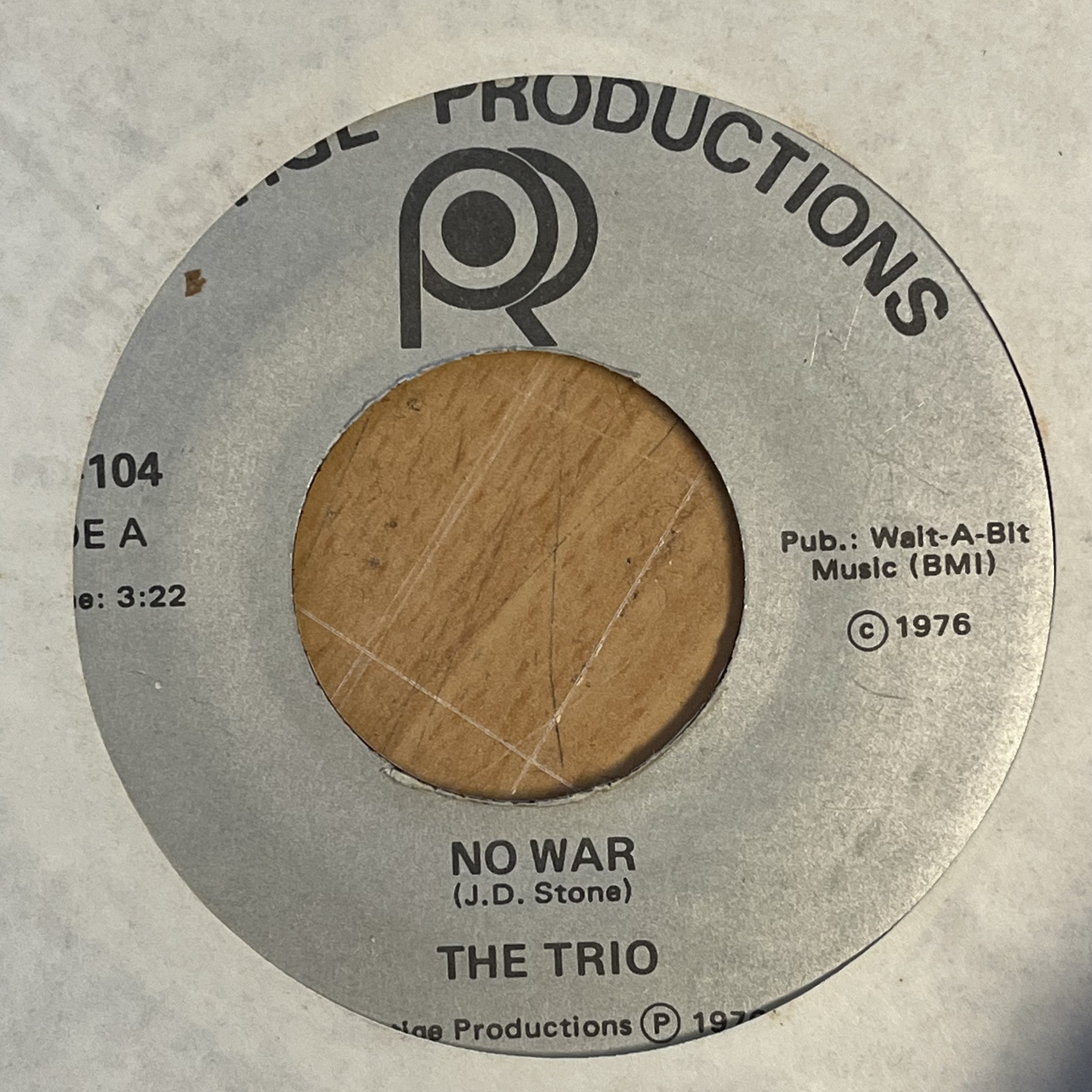 The Trio – No War