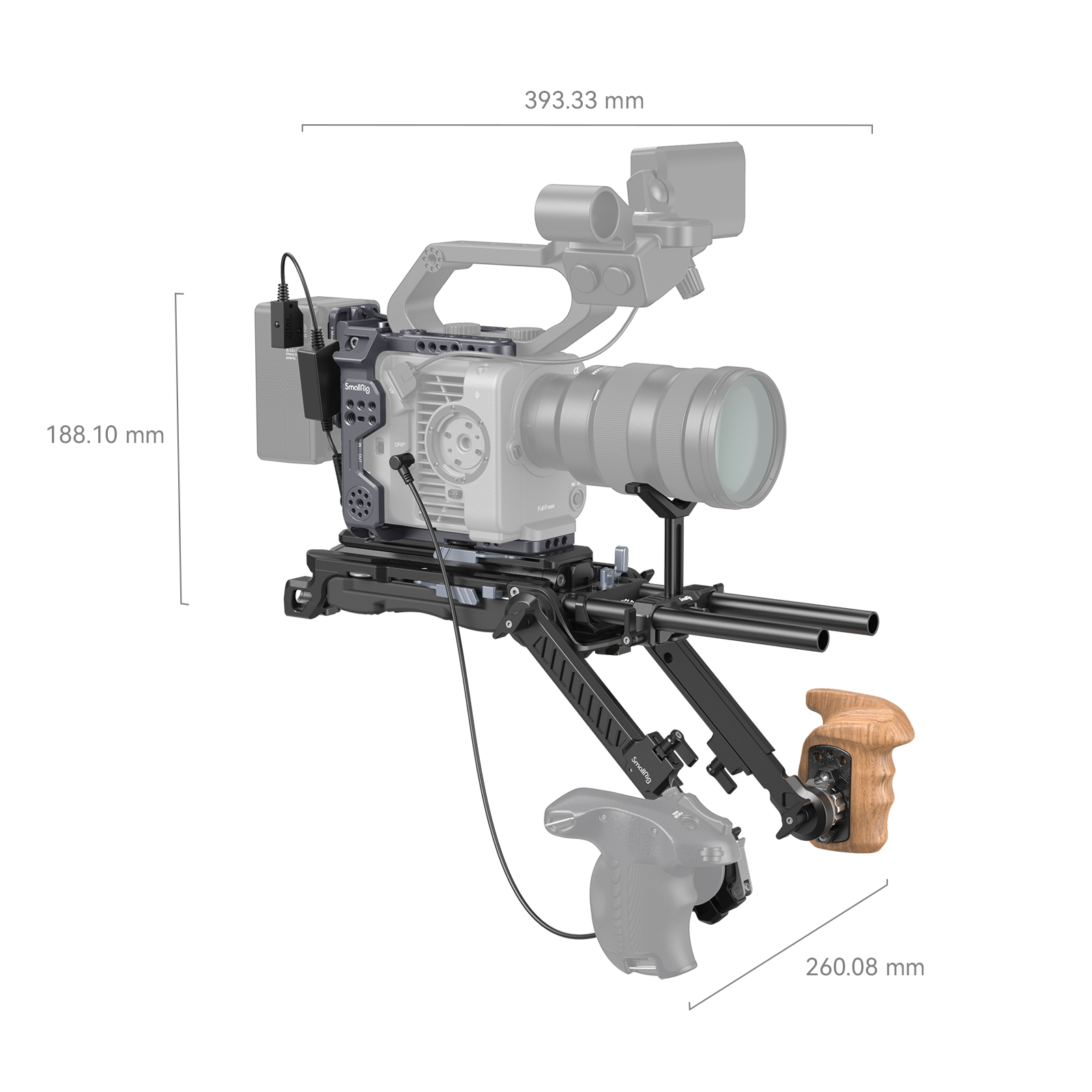 Smallrig 4125 Shoulder Rig Kit For Sony FX6 - 5