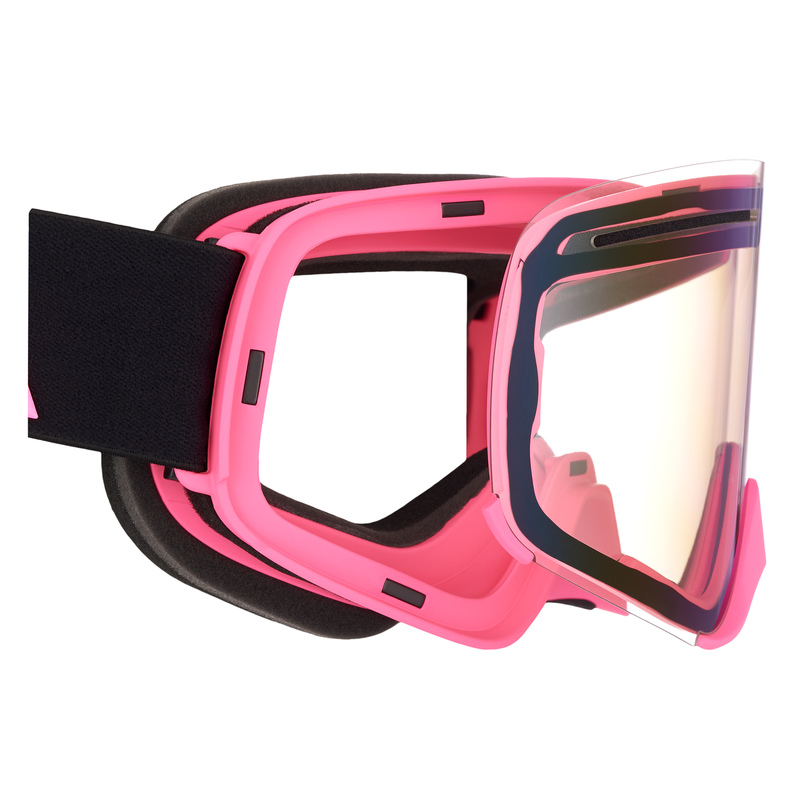 AMOQ Vision Vent+ Magnetic Goggles - Black / Pink - Gold Mirror - 2