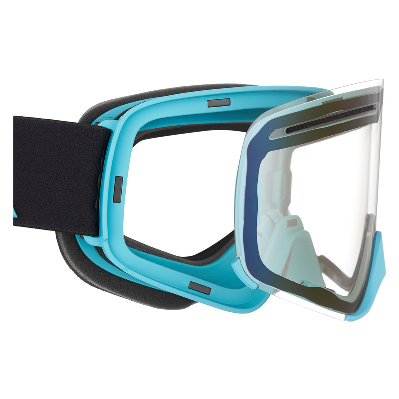 AMOQ Vision Vent+ Magnetic Goggles - Black / Turqoise - Blue Mirror - 2