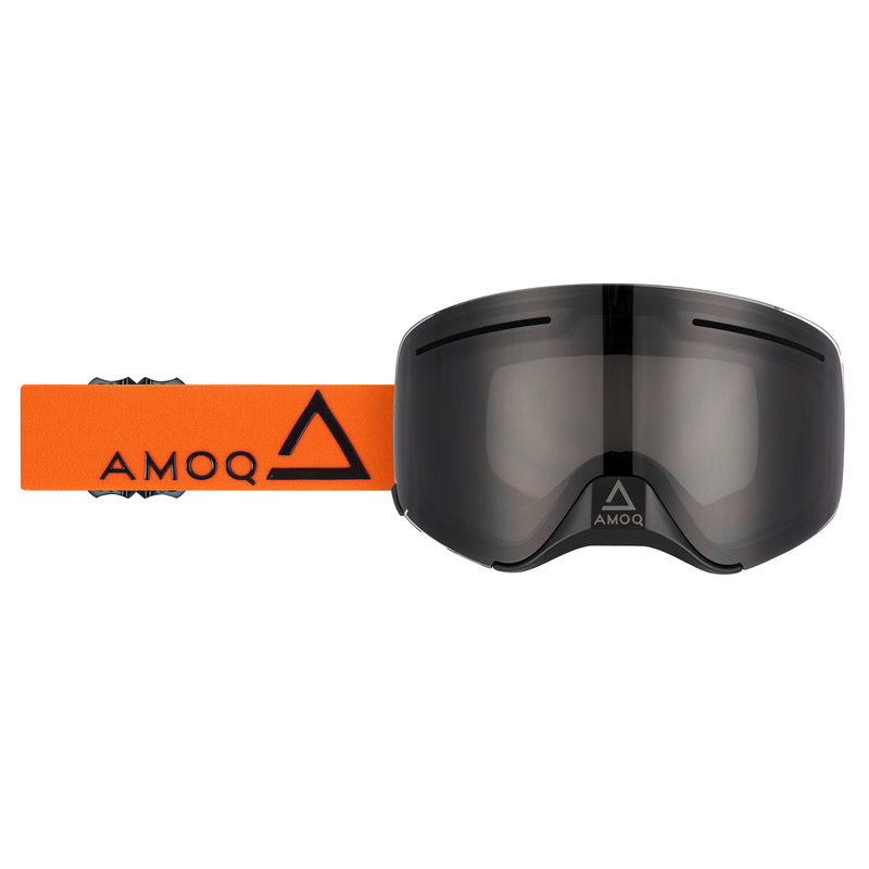 AMOQ Vision Vent+ Magnetic Goggles - Red / Black - Smoke