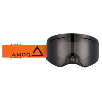 AMOQ Vision Vent+ Magnetic Goggles - Red / Black - Smoke