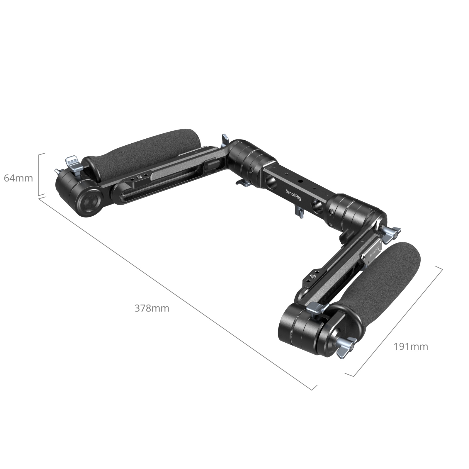Smallrig 5205 Shoulder Rig Dual-Handle for 15mm LWS Rods - 3