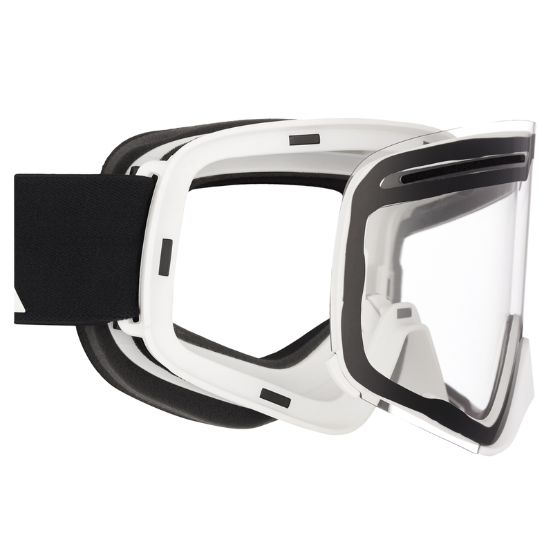 AMOQ Vision Vent+ Magnetic Goggles - Black / White Light Sensitive - Clear Photocromatic - 2