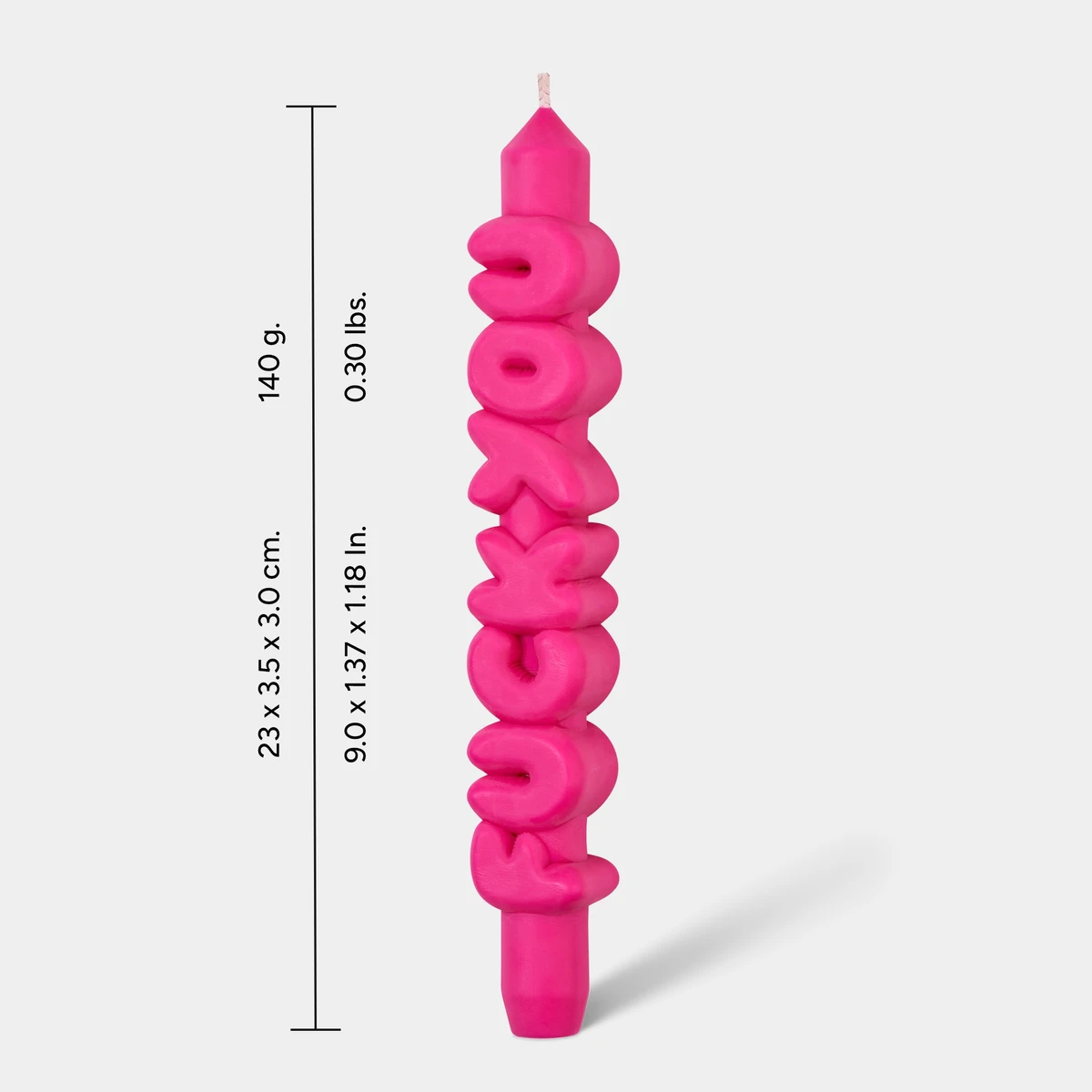 Taper Set Candle Fuck You Rosa+Chill Out Cream 3D - 2