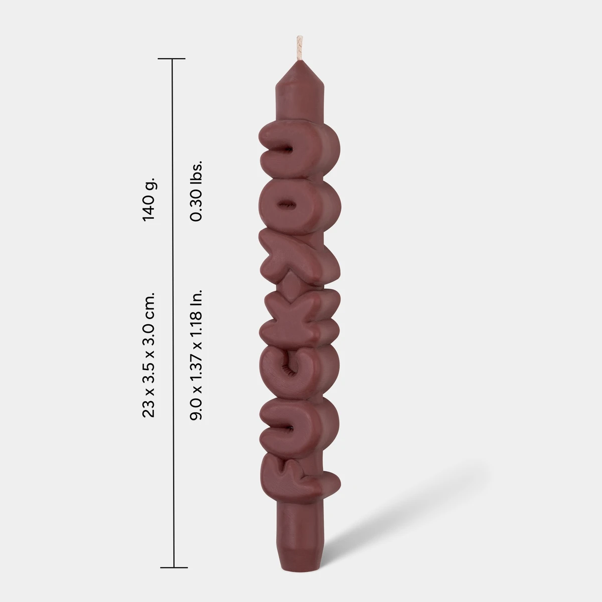 Taper Set Candle Fuck You Mocca+Love You Cream 3D - 3