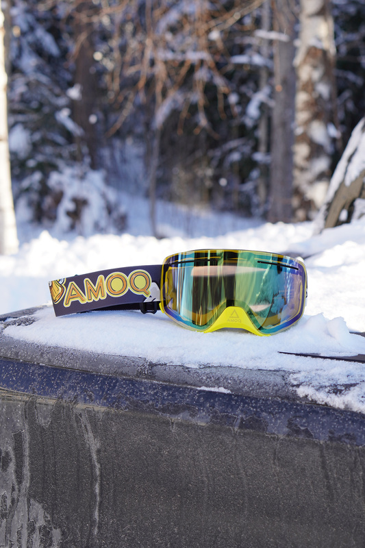 AMOQ Vision Vent+ Magnetic Goggles - Beer - Gold Mirror - 4
