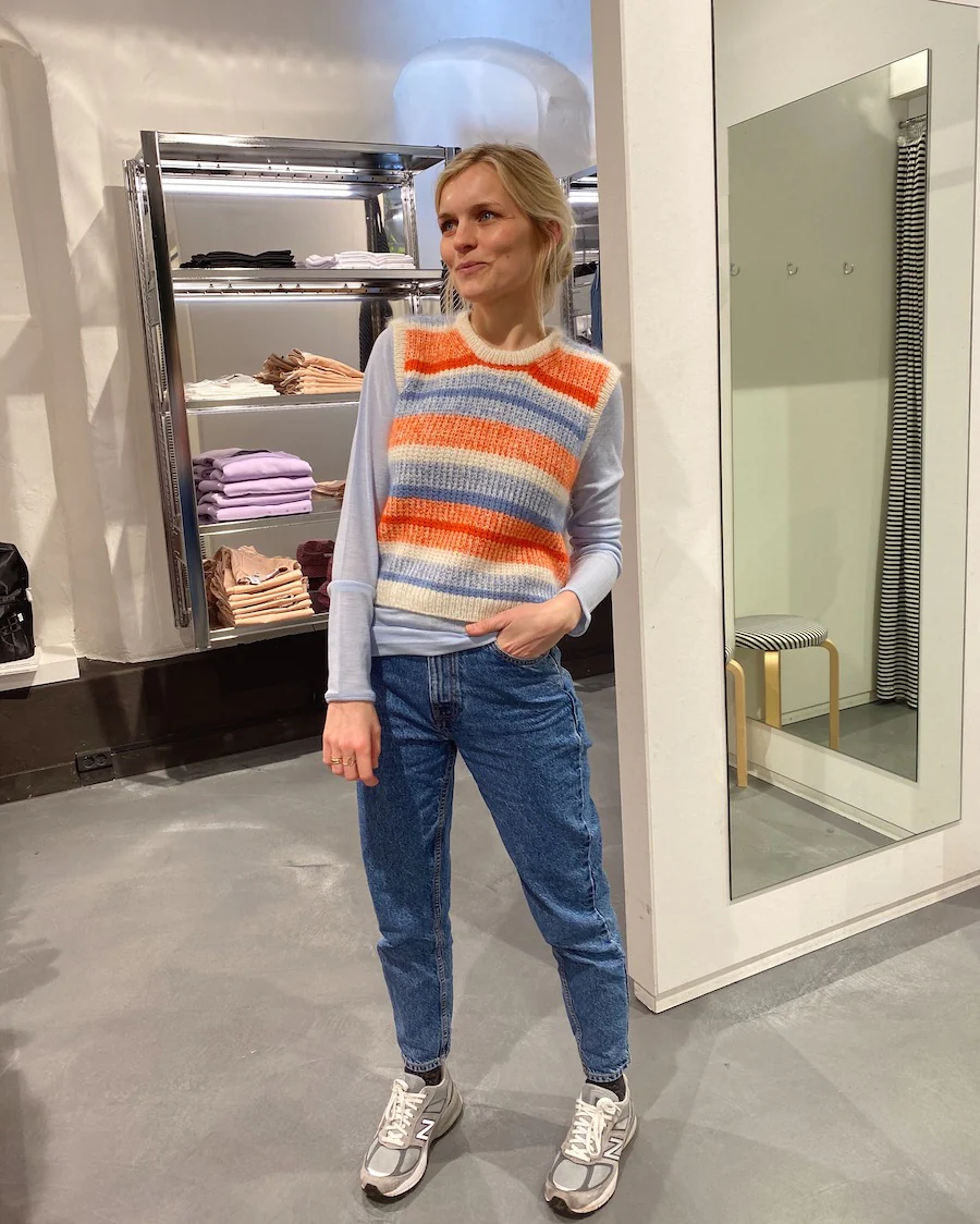PetiteKnit Friday Slipover (22 m pärlresår st 4) - 3