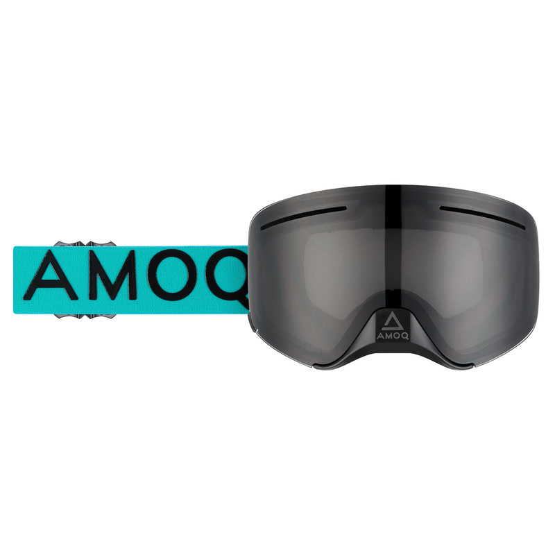 AMOQ Vision Vent+ Magnetic Goggles - Turqoise / Black - Smoke