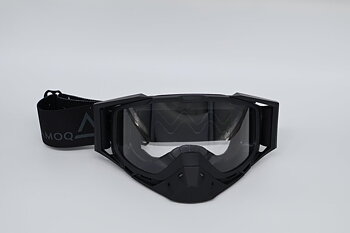 AMOQ Youth Snow Goggles - Black / Grey - Clear