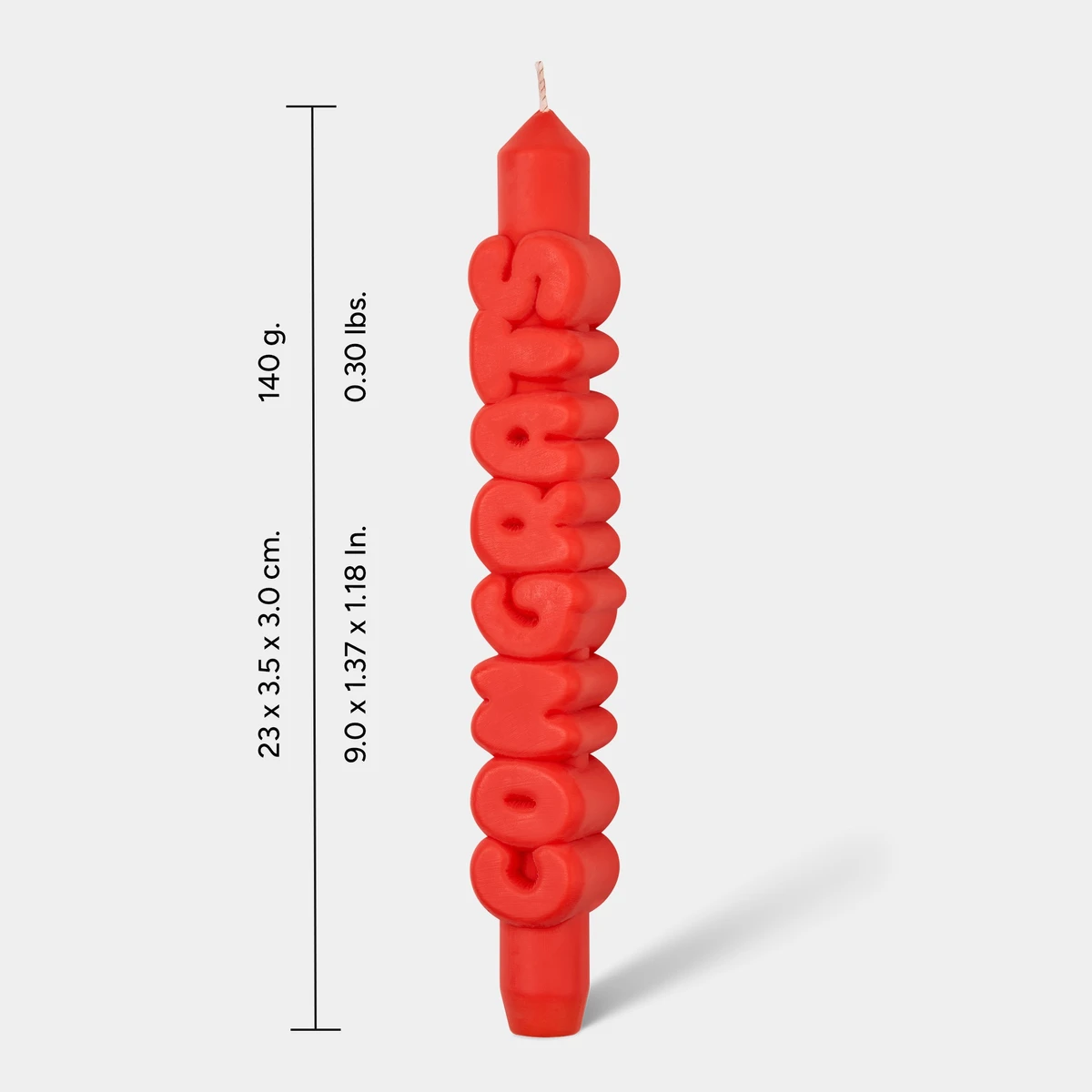 Taper Set Candle Happy B Indigo+Cong Orange 3D - 4