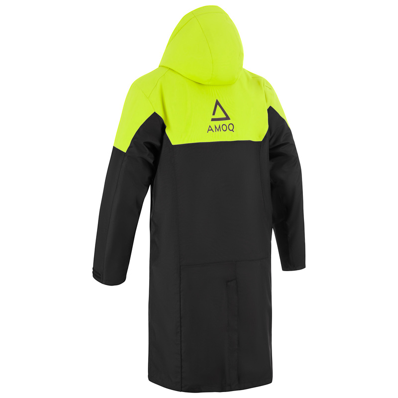 AMOQ Apex Racing Pit Coat - Black / Hi Vis - 2