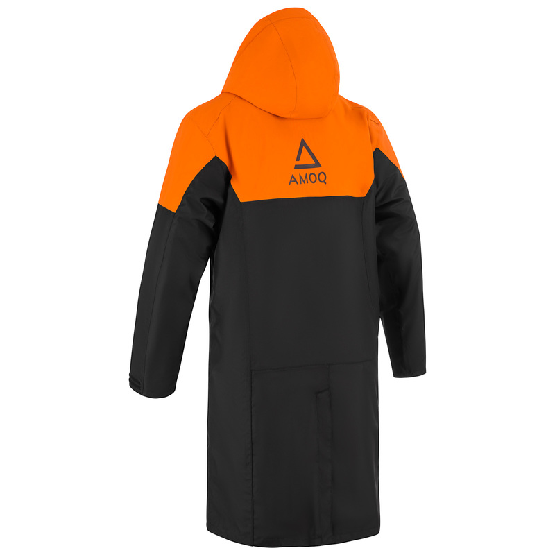 AMOQ Apex Racing Pit Coat - Black / Orange - 2