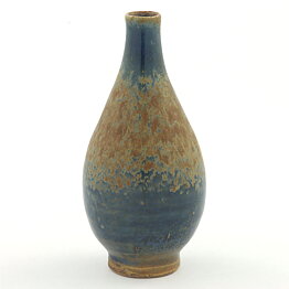 Arthur Andersson (1950s) Blue/Brown Baluster Vase 9 cm