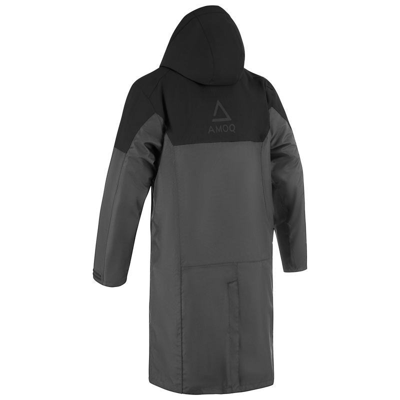 AMOQ Apex Racing Pit Coat - Black / Grey - 2