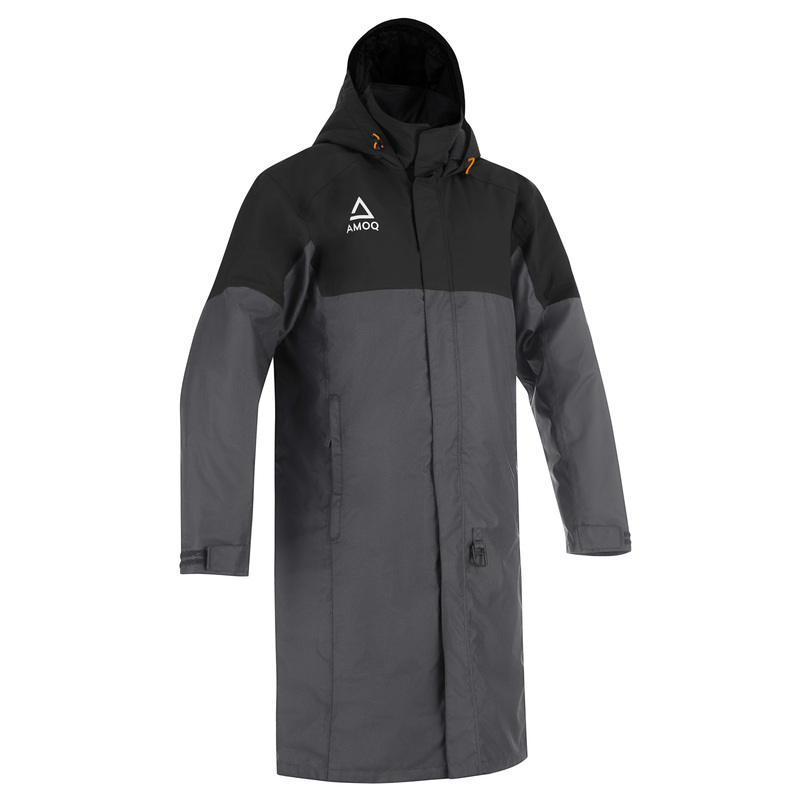AMOQ Apex Racing Pit Coat - Black / Grey