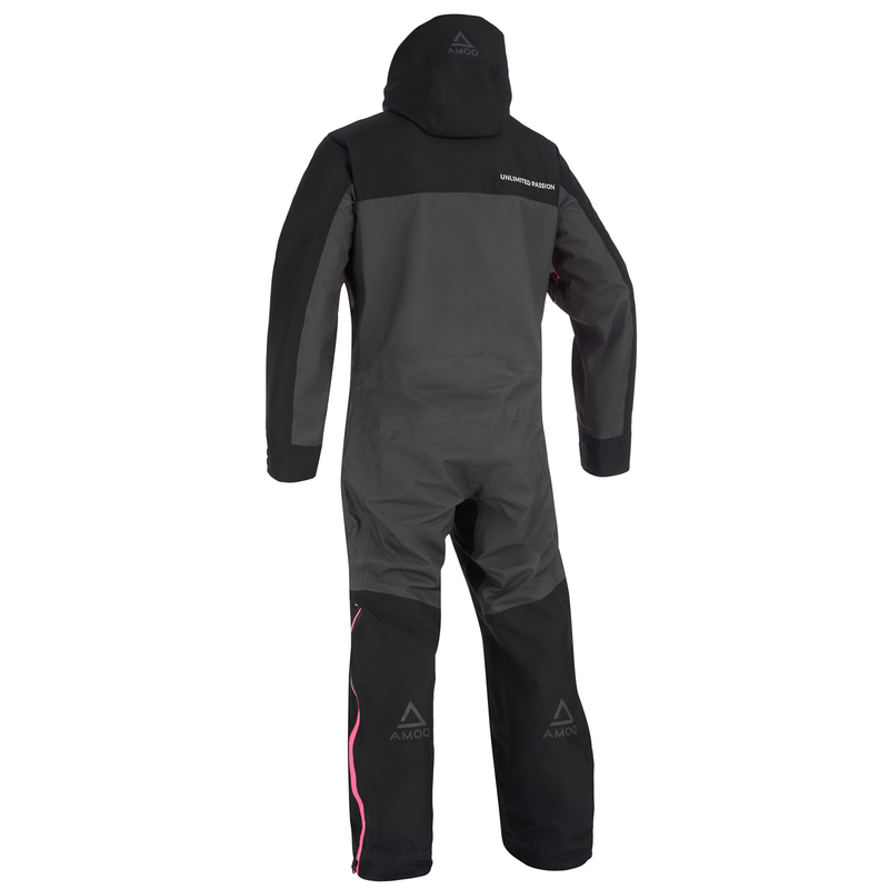 AMOQ W's Dynamic Monosuit Insulated - Black / Grey / Pink - 2