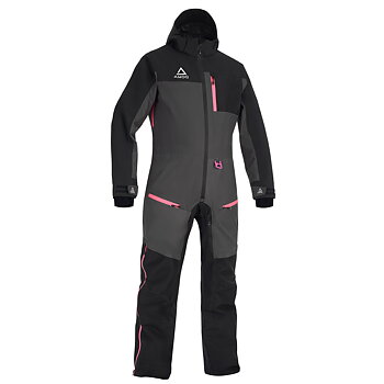 AMOQ W's Dynamic Monosuit Insulated - Black / Grey / Pink