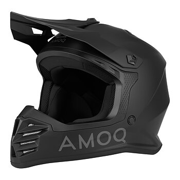 AMOQ Junior Meteor V2 MX Helmet - Blackout 