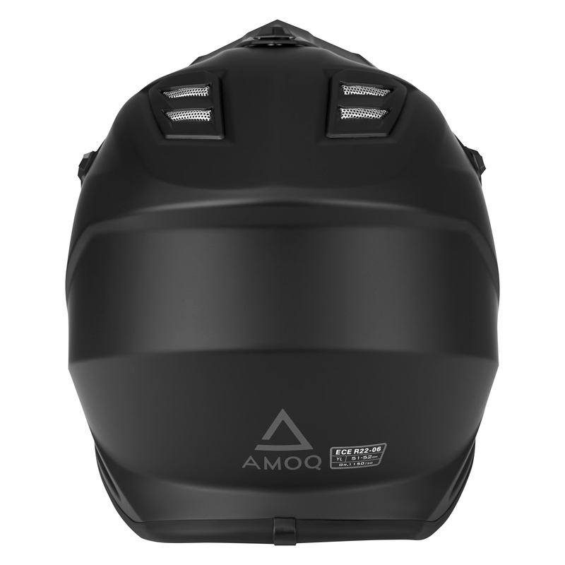 AMOQ Junior Meteor V2 MX Helmet - Blackout  - 3