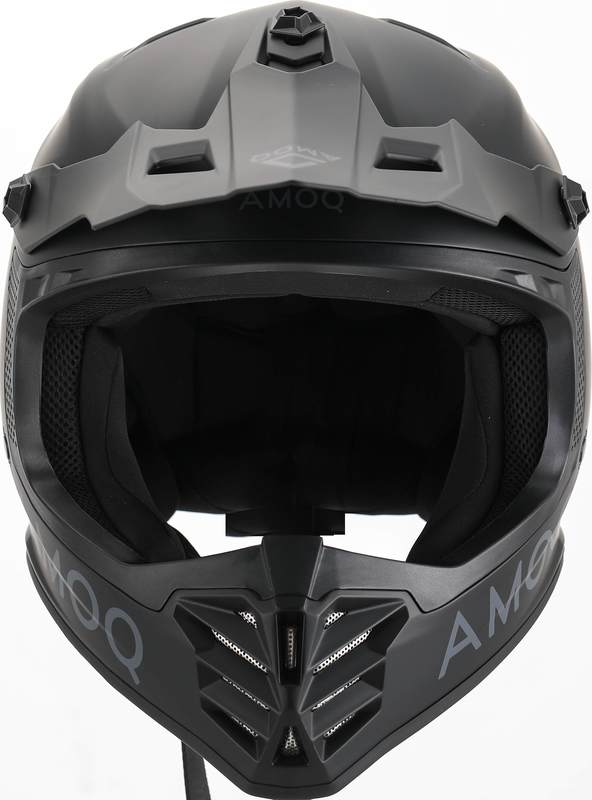 AMOQ Junior Meteor V2 MX Helmet - Blackout  - 4