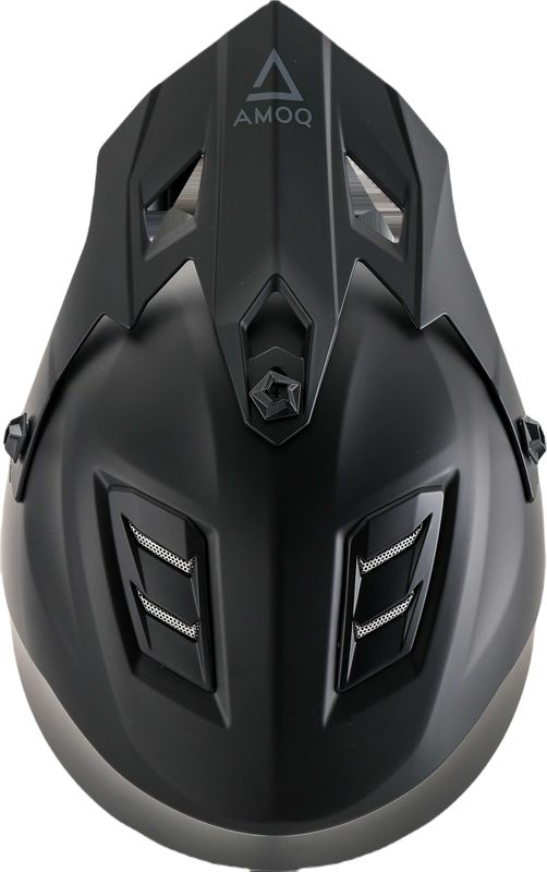 AMOQ Junior Meteor V2 MX Helmet - Blackout  - 5