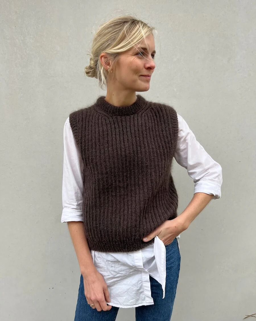 PetiteKnit September Slipover (16 m patent st 3,5)