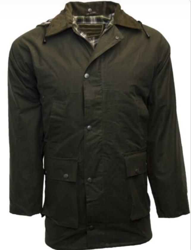 70% RABATT - Men's Padded Wax Jacket  - 100% Waxed Cotton   - 3