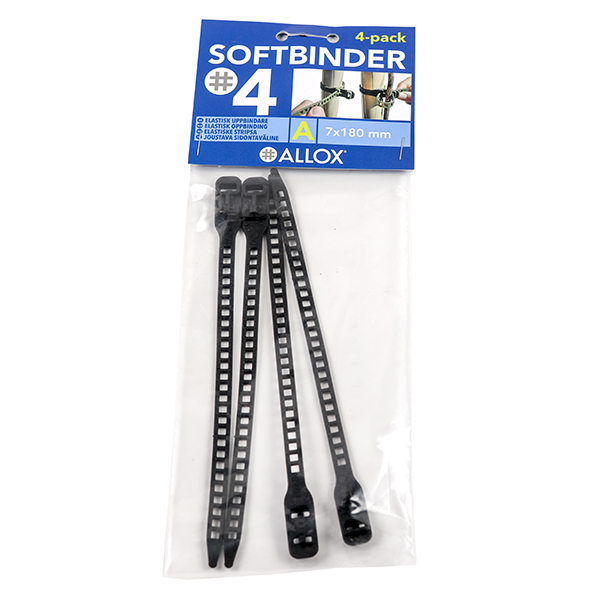 Softbinder 7x180 mm, Svart - 2