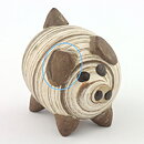 Elsa Söderberg (1960s) Swelling Pig with Marble Decor 5 cm