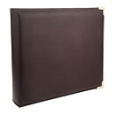 Pioneer 12x12 Sewn Oxford Faux Leather 3-Ring Cover Album - Burgundy