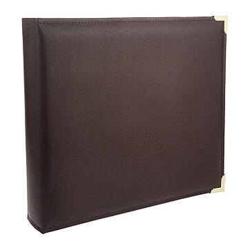 Pioneer 12x12 Sewn Oxford Faux Leather 3-Ring Cover Album - Burgundy