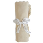 Filt Ekologisk Muslin 120x120 cm                       Sand