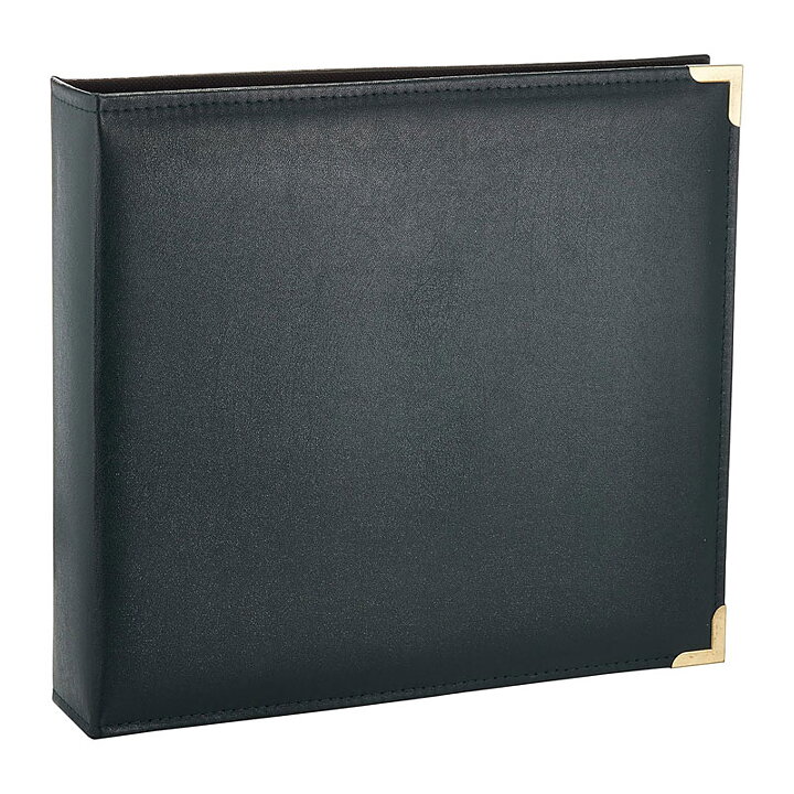 Pioneer 12x12 Sewn Oxford Faux Leather 3-Ring Cover Album - Dark Green