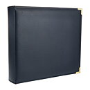 Pioneer 12x12 Sewn Oxford Faux Leather 3-Ring Cover Album - Navy Blue