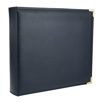 Pioneer 12x12 Sewn Oxford Faux Leather 3-Ring Cover Album - Navy Blue