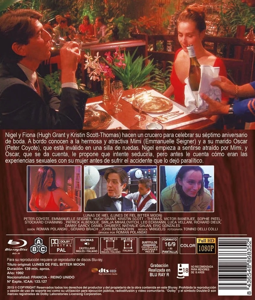 Bitter Moon (ej svensk text) (Blu-ray) - 2