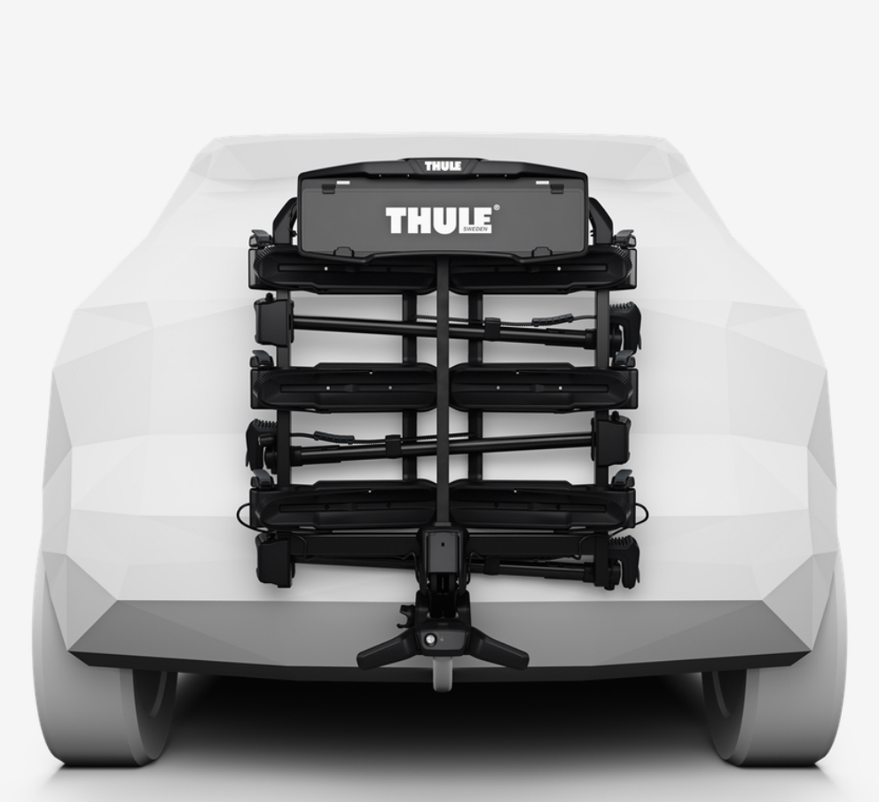 Thule OutPace tilt 3-bike platform towbar bike carrier 13pin black - 3