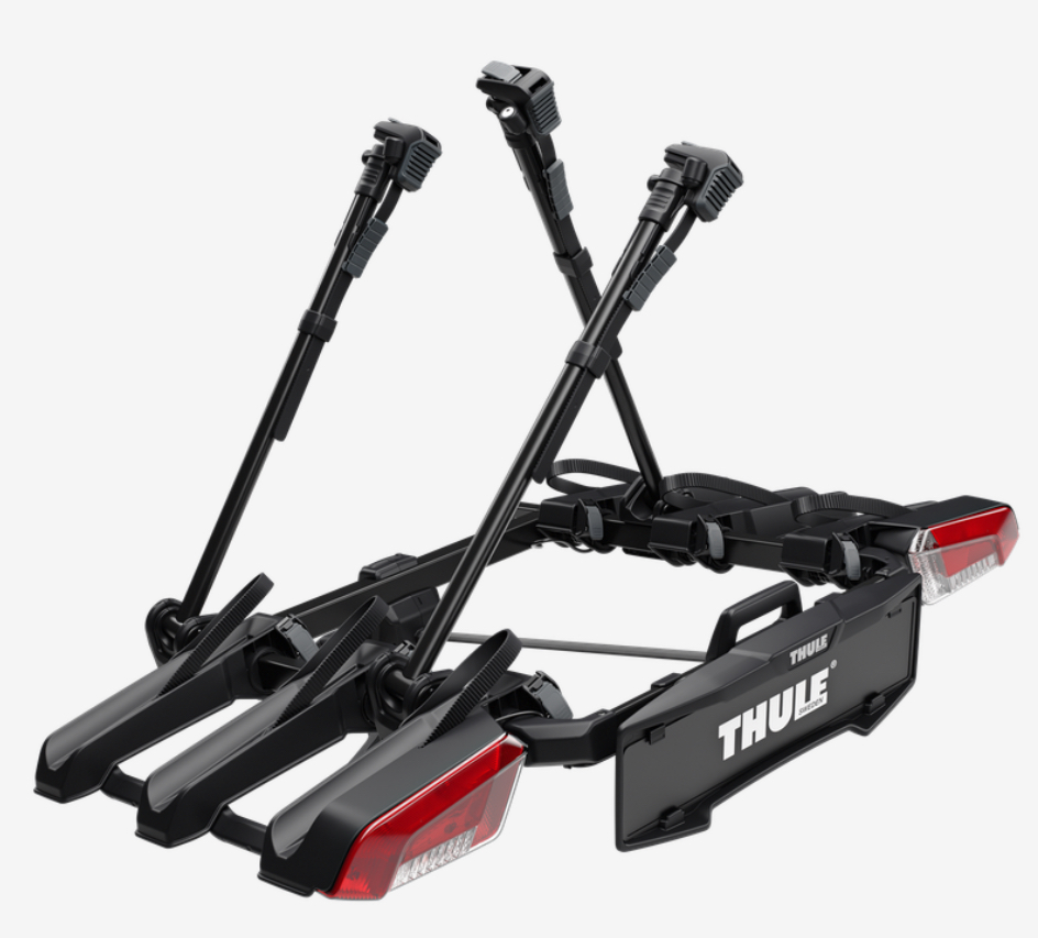 Thule OutPace tilt 3-bike platform towbar bike carrier 13pin black