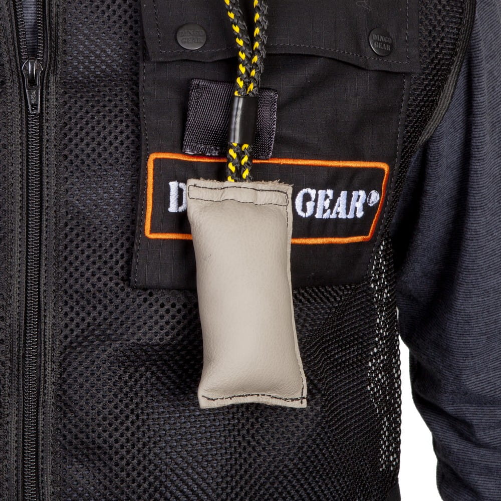 Dingo Gear Zerrspielzeug aus Leder mit Magnet – Verschiedene Farben - Strapazierfähig