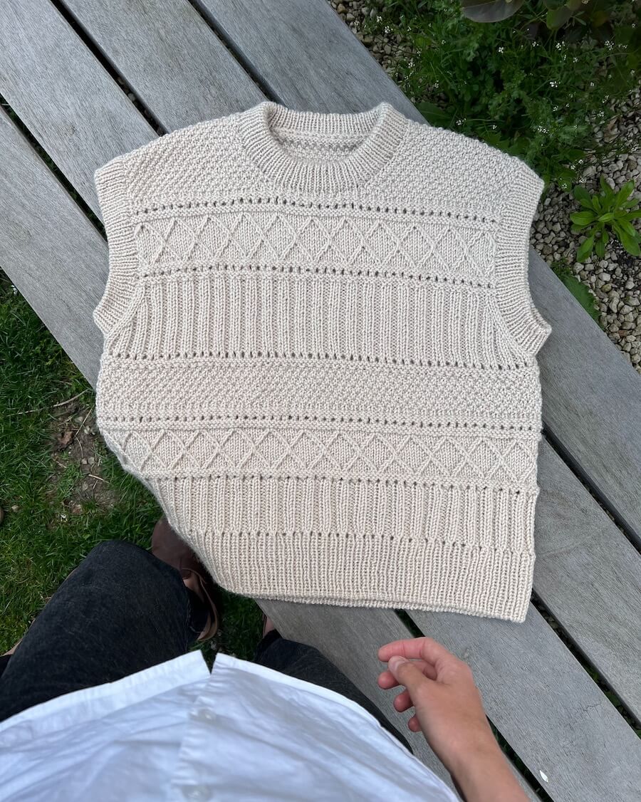 PetiteKnit Ingrid Slipover (20 m struktur st 4) - 2