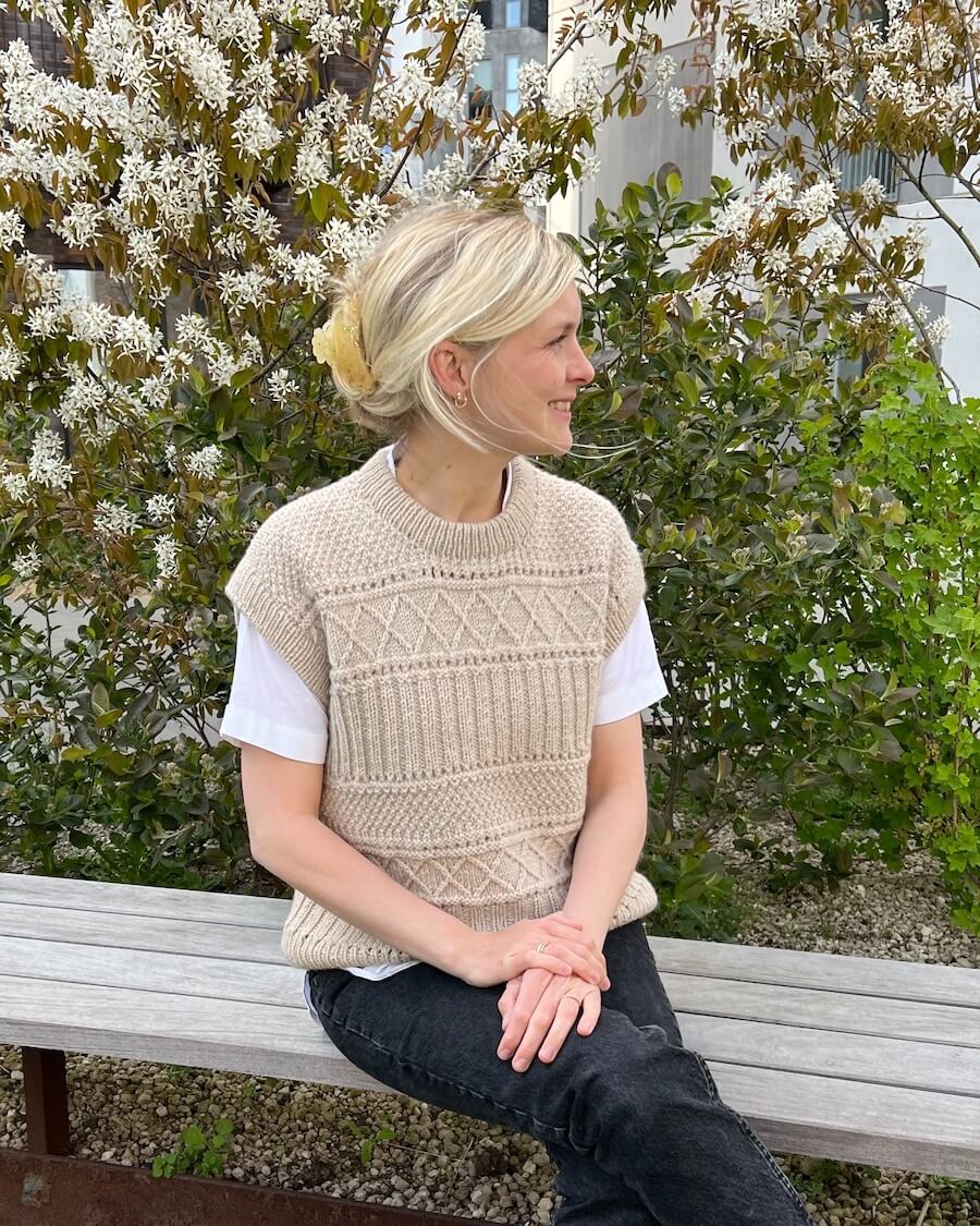 PetiteKnit Ingrid Slipover (20 m struktur st 4)